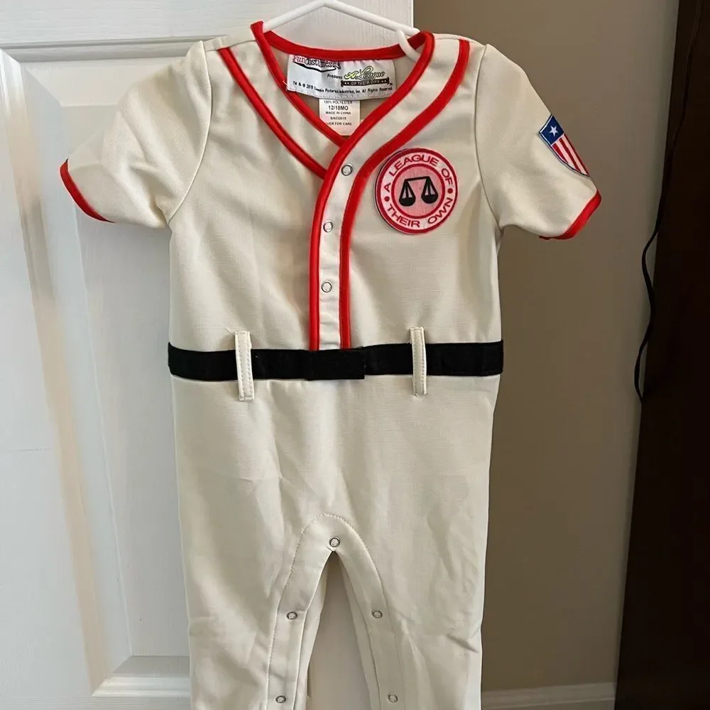 12-18M A League of Their Own baby Jimmy Dugan costume